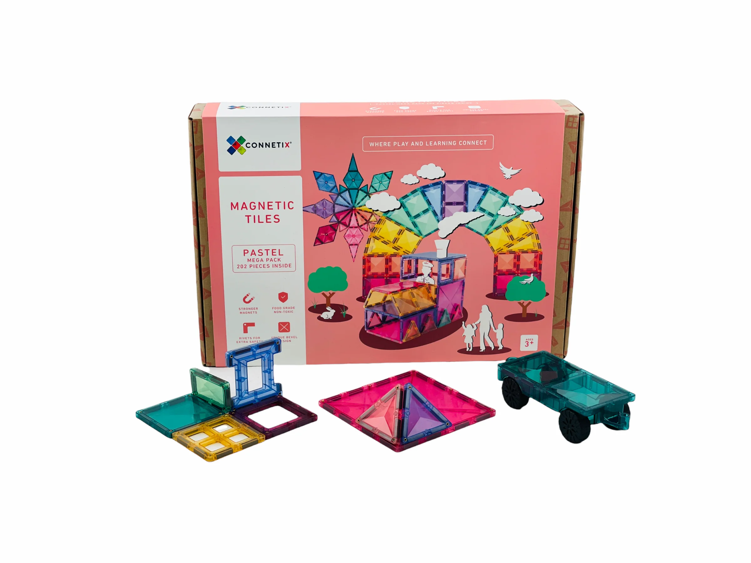 Connetix Tiles - Mega Pastel 202pc - Image 2