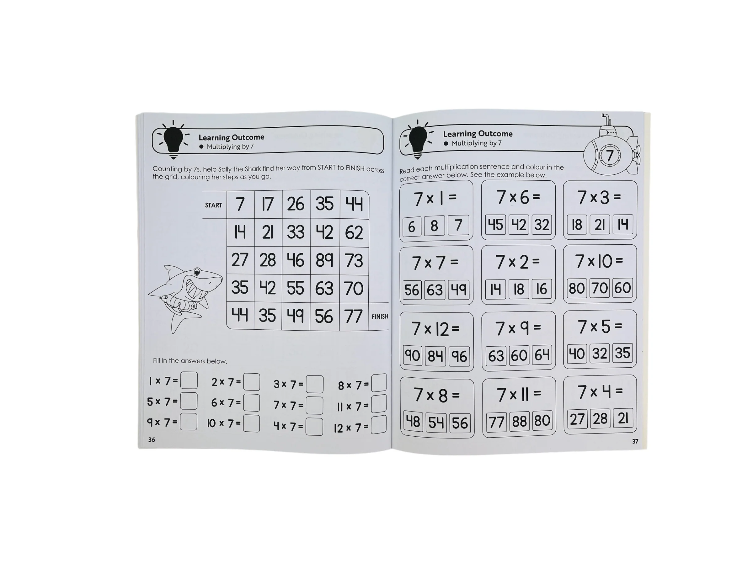 Times Tables Educational Workbook - Image 3