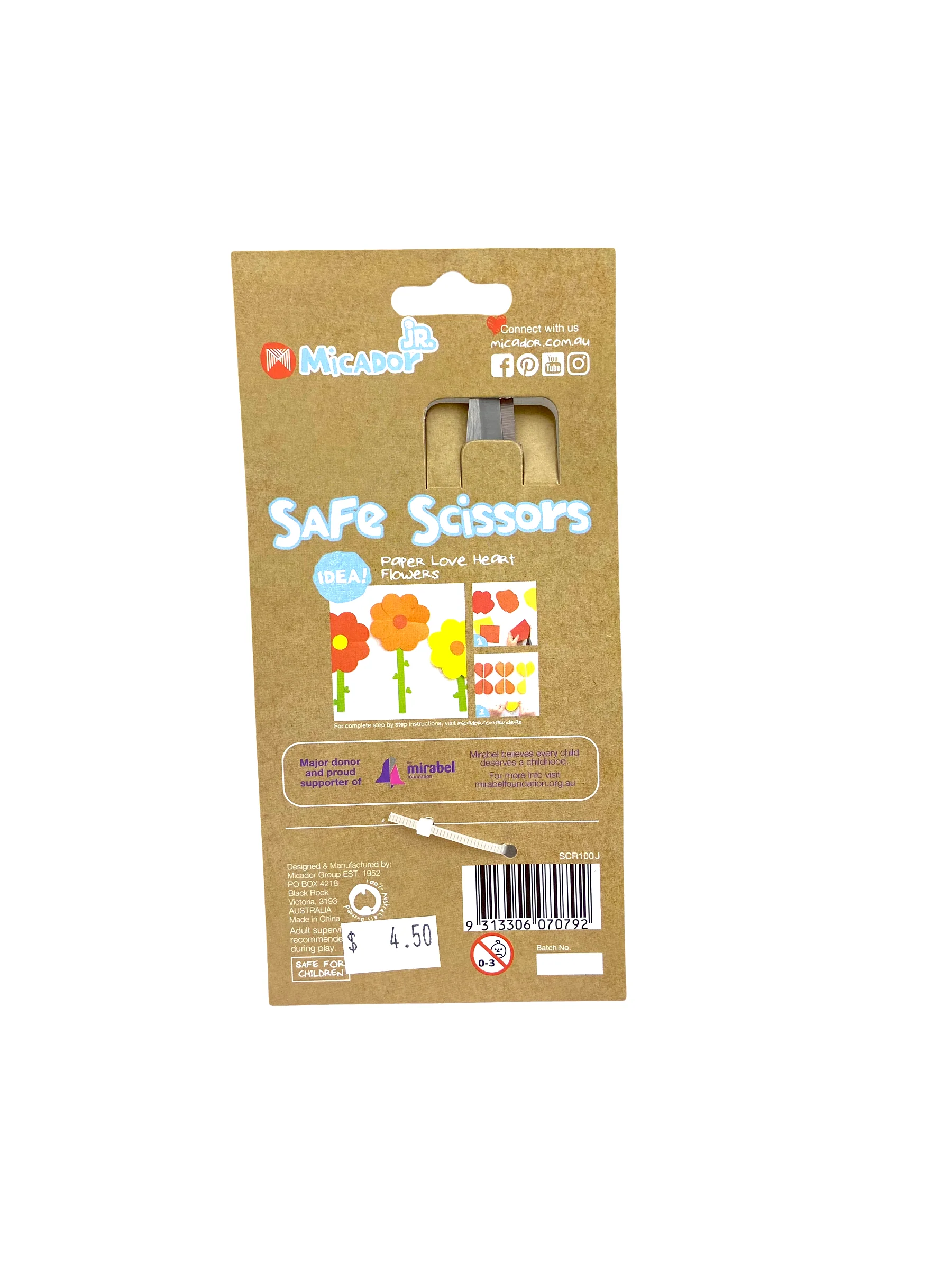 Micador Jr. Safe Scissors 130mm - Right Handed - Image 2