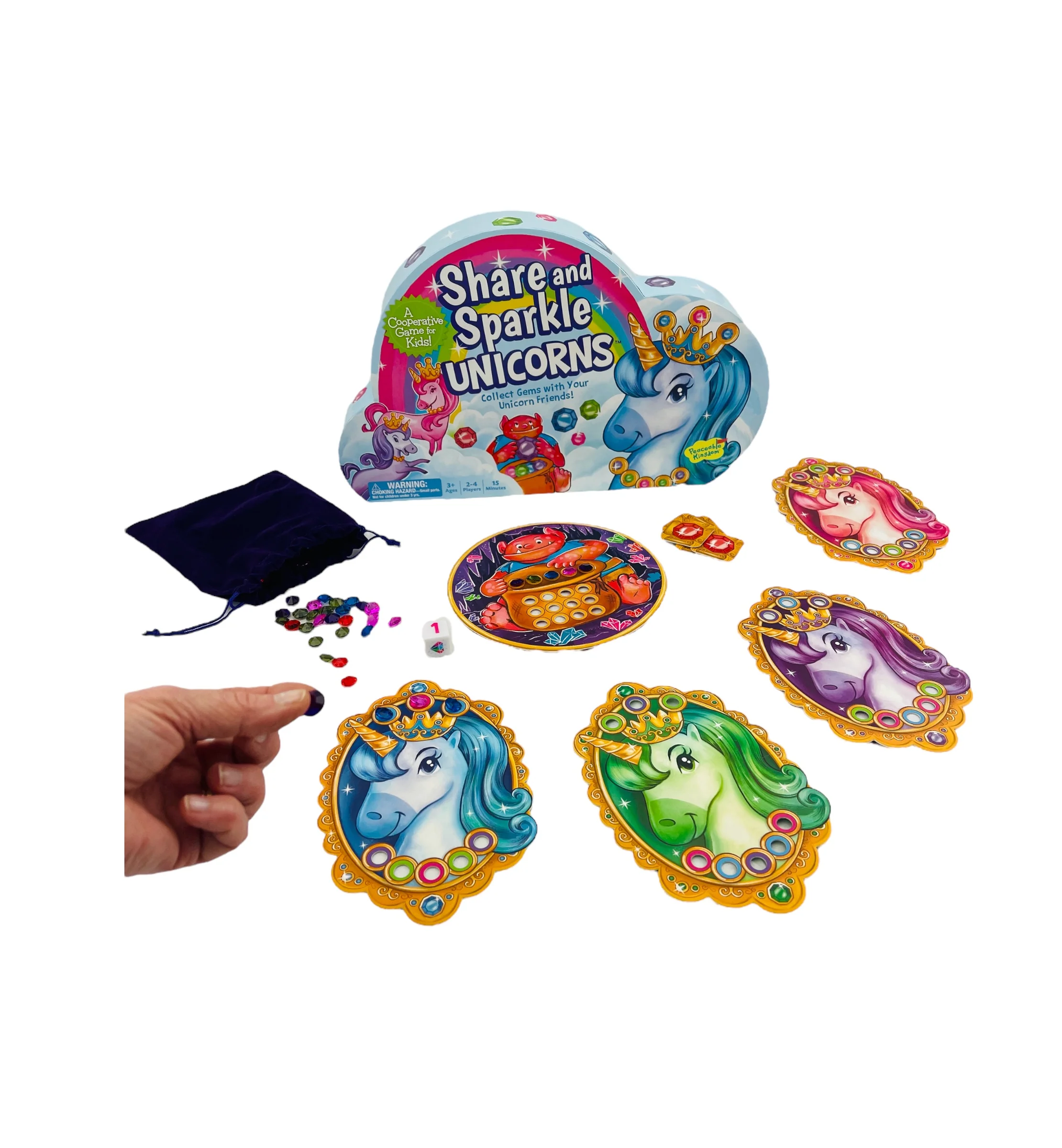 Peaceable Kingdom Share and Sparkle Unicorns - Image 3
