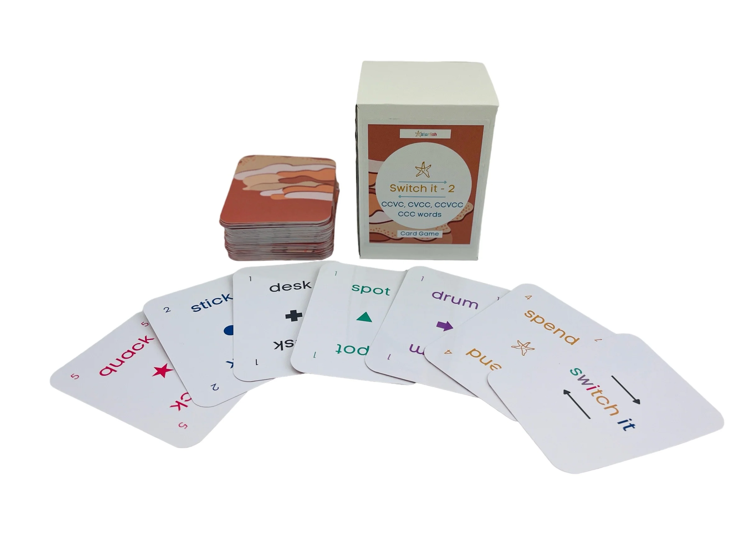 Starfish Switch It Game 2 - Consonant Vowel Combination Words - Image 4