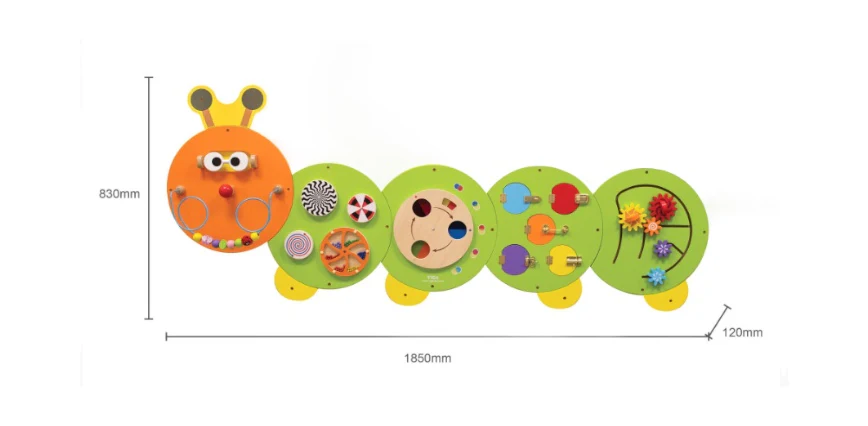 VIGA Interactive Wall Mural Caterpillar - Image 4
