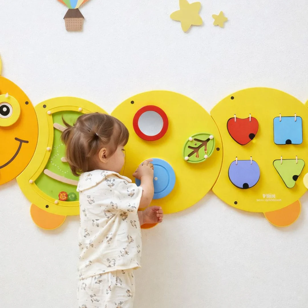VIGA Interactive Wall Mural Junior Caterpillar - Image 4